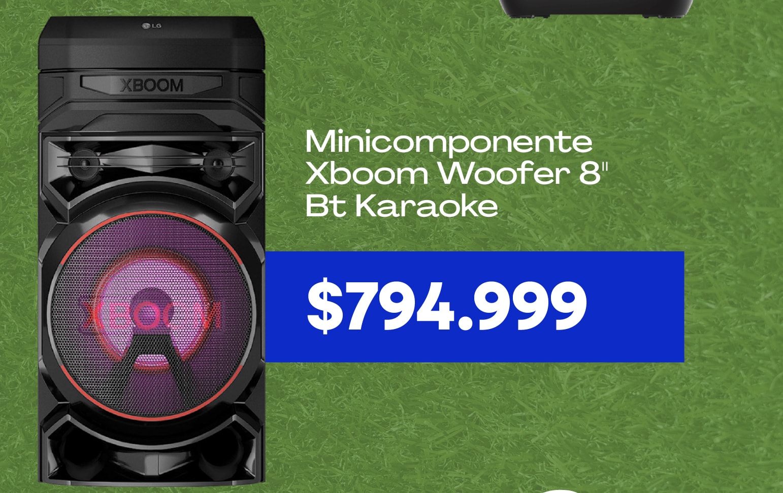 Parlante Xboom Pantalla Pixel Art $1.779.999
